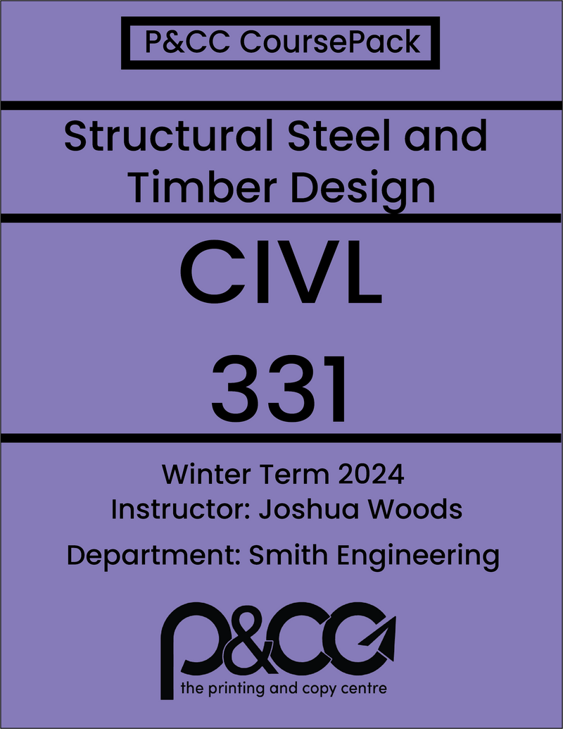 CIVIL 331 Winter Term 2024 CoursePack